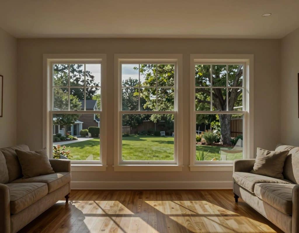 LLumar DRN25 SR CDF fitted to a living room window