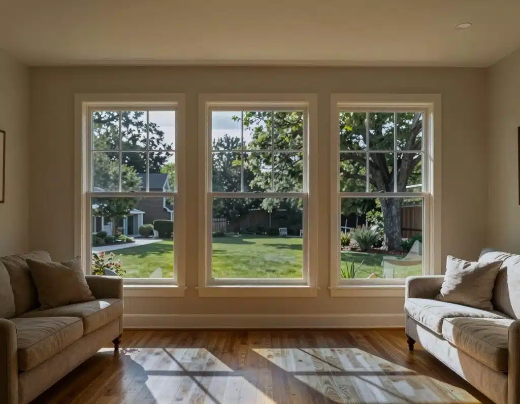 Vista by LLumar Luminance V28 SR CDF fitted to a living room window