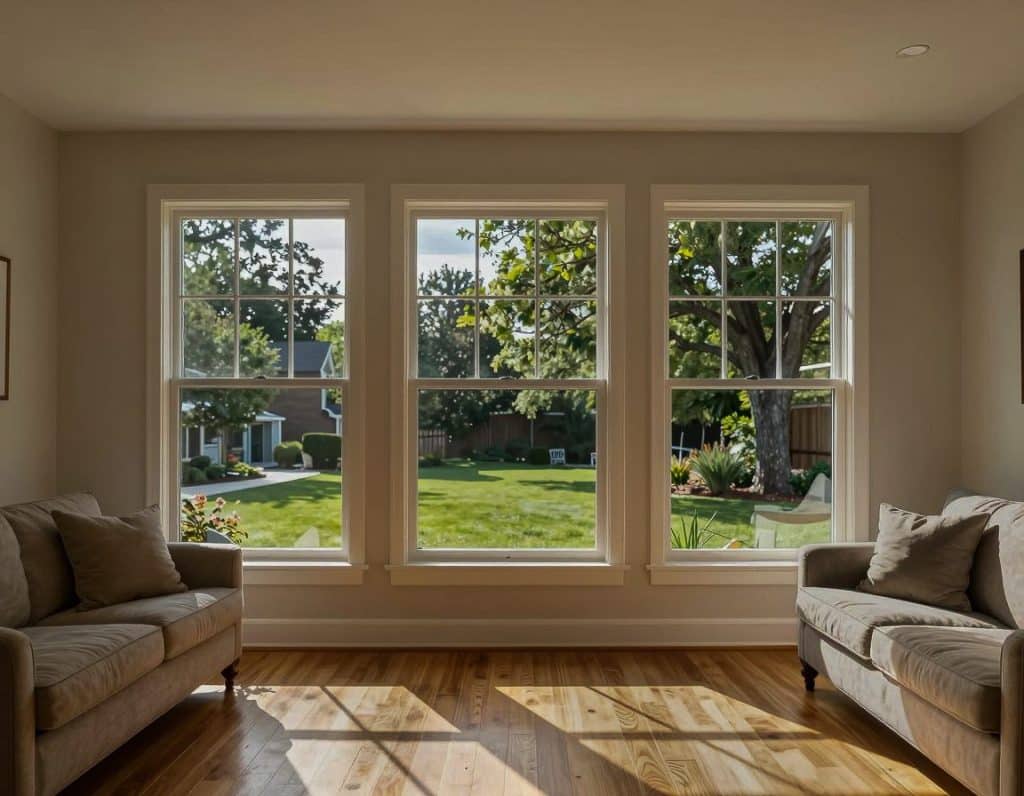 LLumar N1040 SR PS8 fitted to a living room window