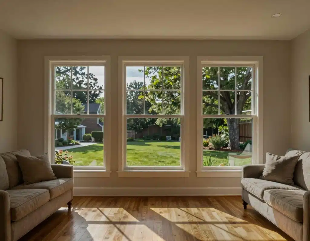 LLumar N1050 SR CDF fitted to a living room window