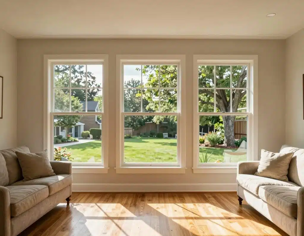 LLumar SCL SR PS7 fitted to a living room window