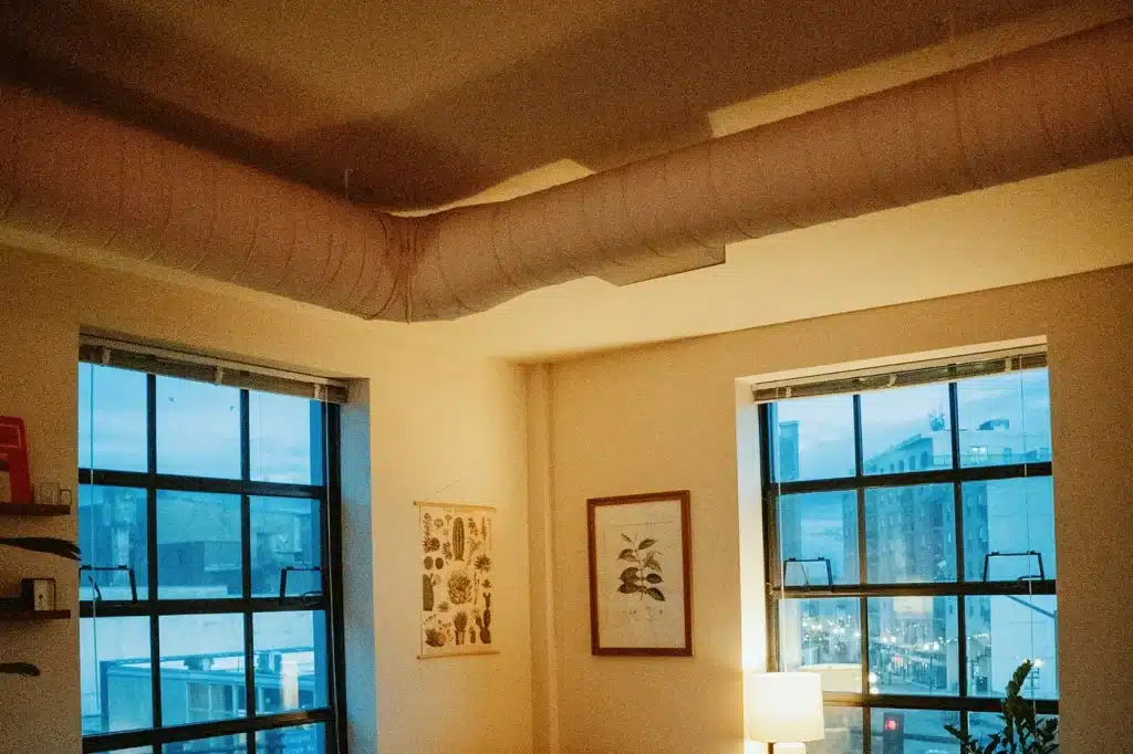 Warm afternoon light through Vista Harmony window film installed by OOVO DFW