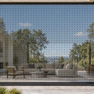 Solar Gard WingSafe Black Dot bird-safety film fitted to glazing