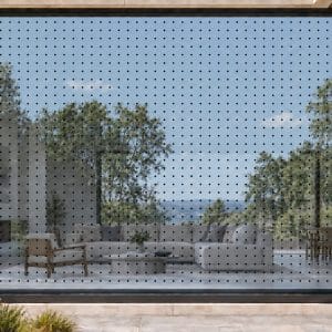 Solar Gard WingSafe Solar 80 Black Dot film fitted to glazing